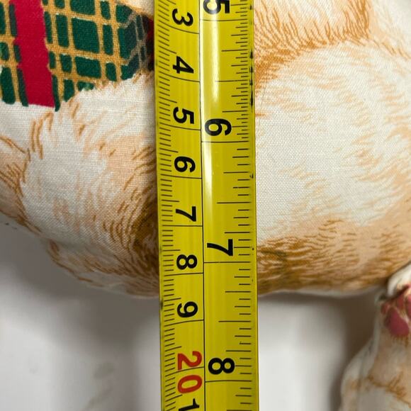 Vintage Christmas Stuffed Mrs Claus Cat Pillow Doll Cut & Sew Fabric Panel Set - Picture 10 of 10